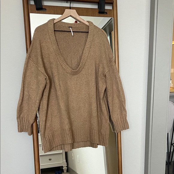Free People Sweaters - Free People Cozy Tan Women's Sweater